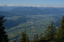 Blick vom Pendling in die Tauern